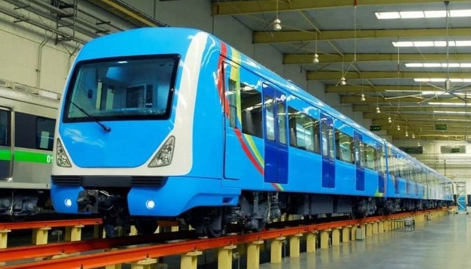 Les trains de la Ligne Bleue de la ville de Lagos