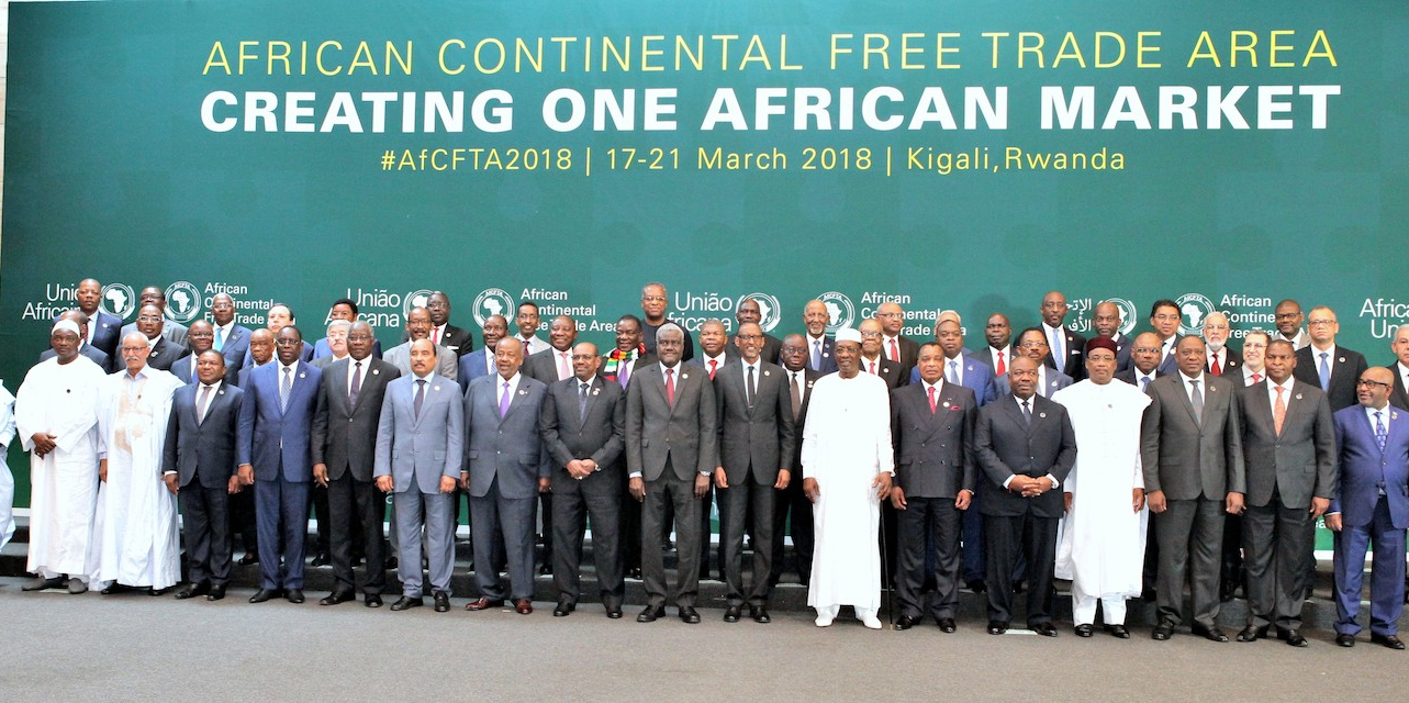 Lors du Sommet de L'Union africaine à Kigali au Rwanda