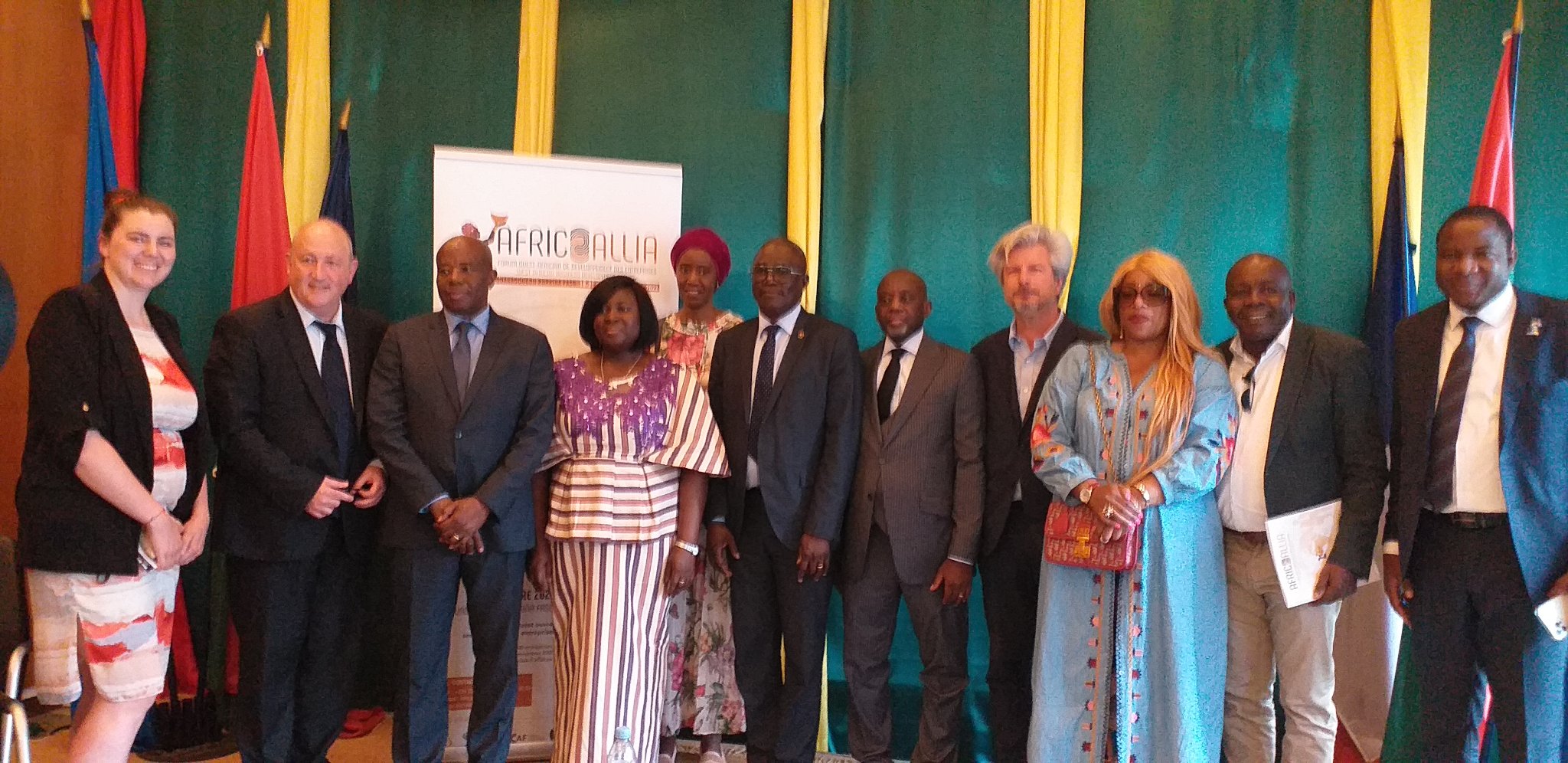 Vue d'ensemble lors de la présentation d'Africallia 2022 à l'Ambassade du Burkina Faso à Paris.