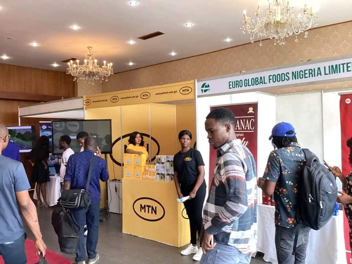 The MTN Experiential Booth at the just concluded Tourism and Technology Summit Africa event held recently in Lagos.