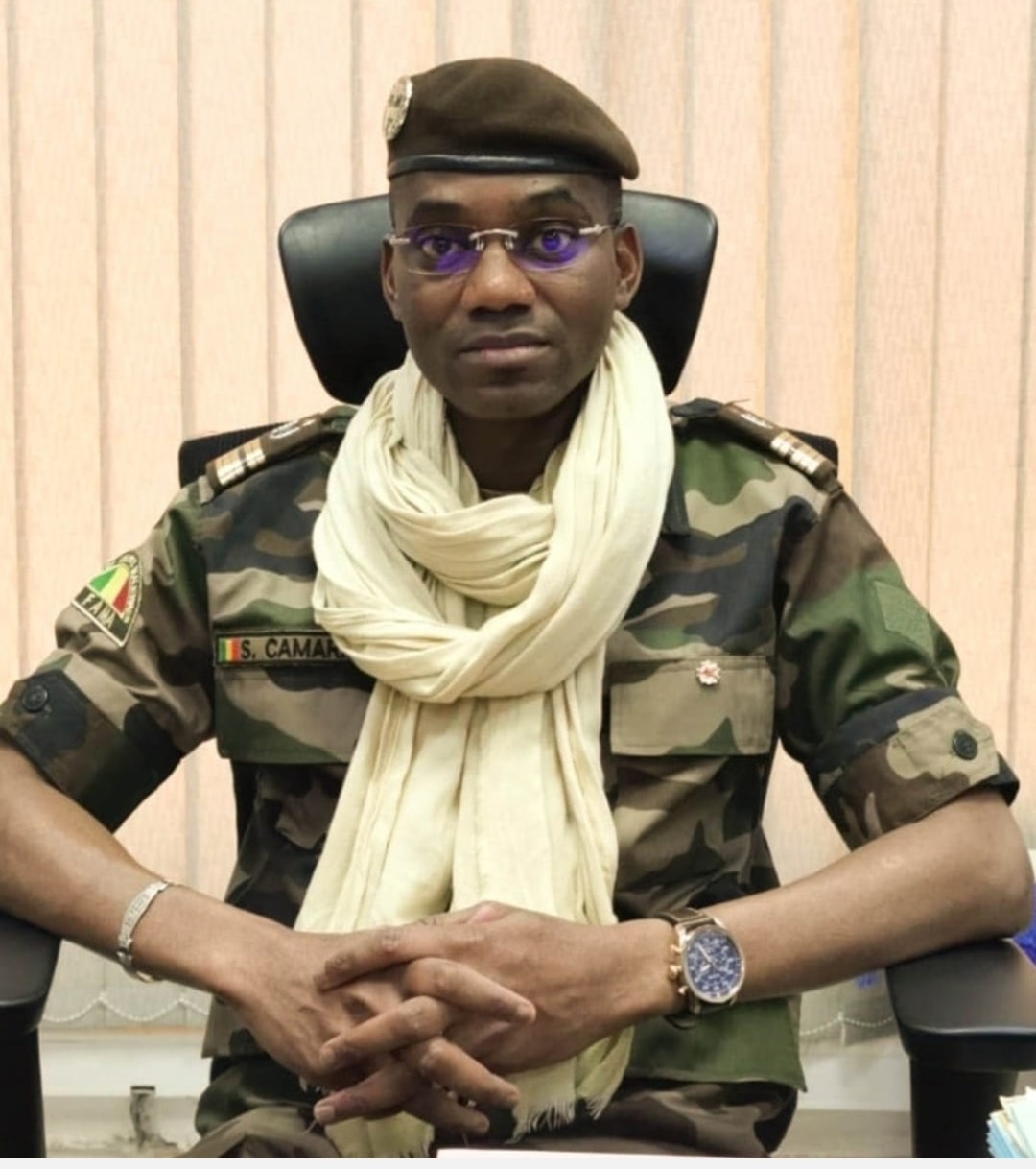 Le Colonel Sadio CAMARA, ministre de la Défense du Mali.