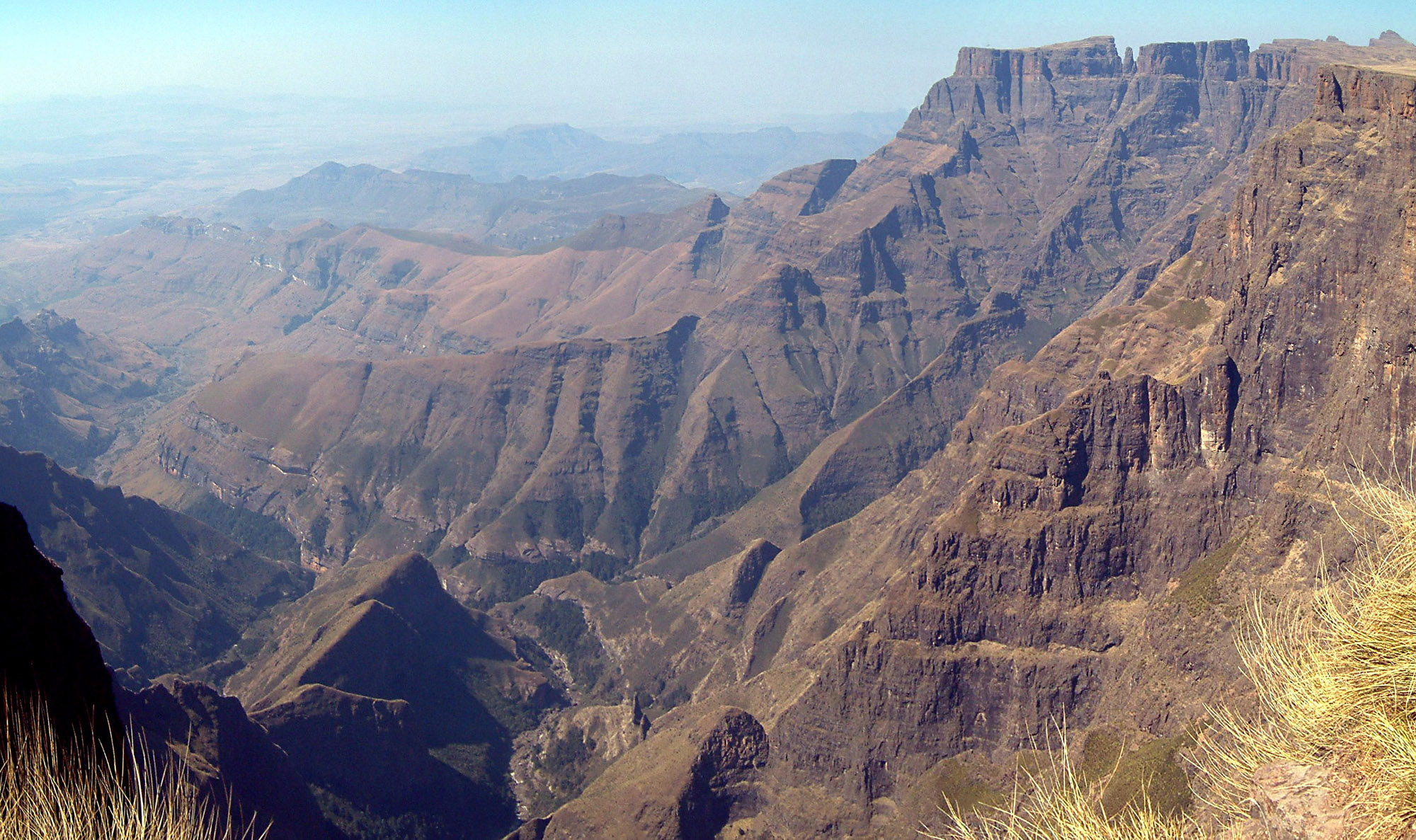 The Drakensberg in South Africa.