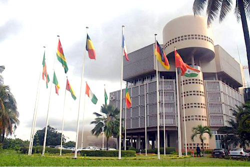 Le siège de la Banque ouest-africaine de développement à Lomé au Togo.