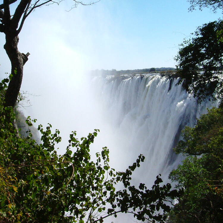 Victoria Falls or Mosi-oa-Tunya.
