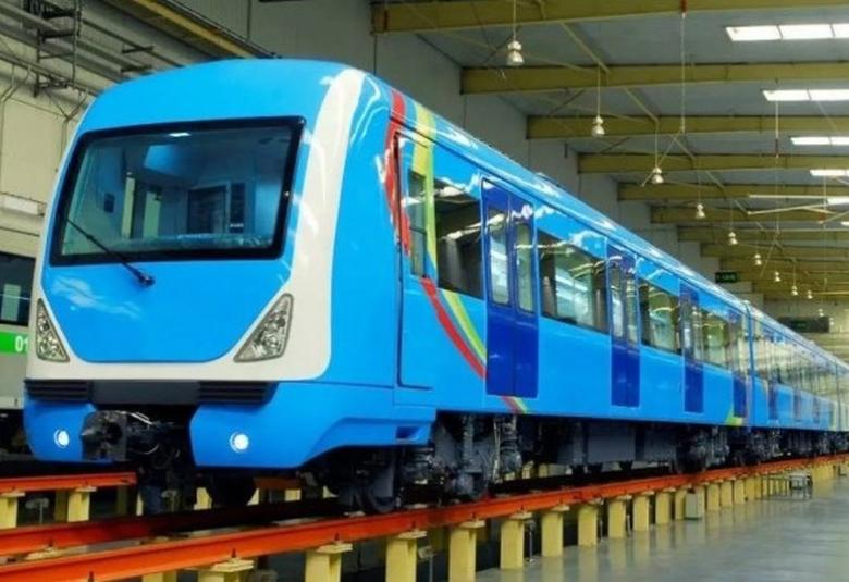 Les trains de la Ligne Bleue de la ville de Lagos
