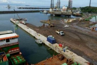 Port de Limbé en construction