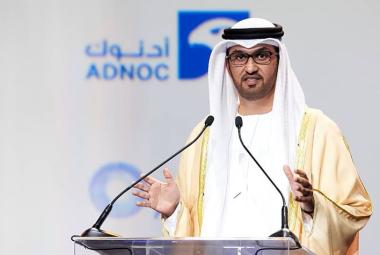 Sultan al-Jaber, Minister of Industry of the United Arab Emirates, boss of a national oil company and President of COP 28 in Dubai