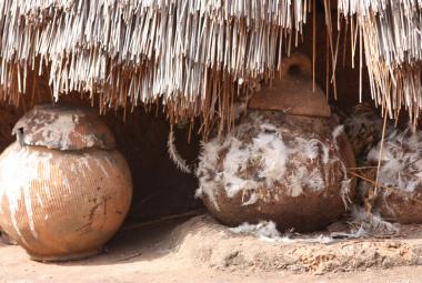 Un autel sur une Takhenta (Tata Somba) en Pays Otoammari.